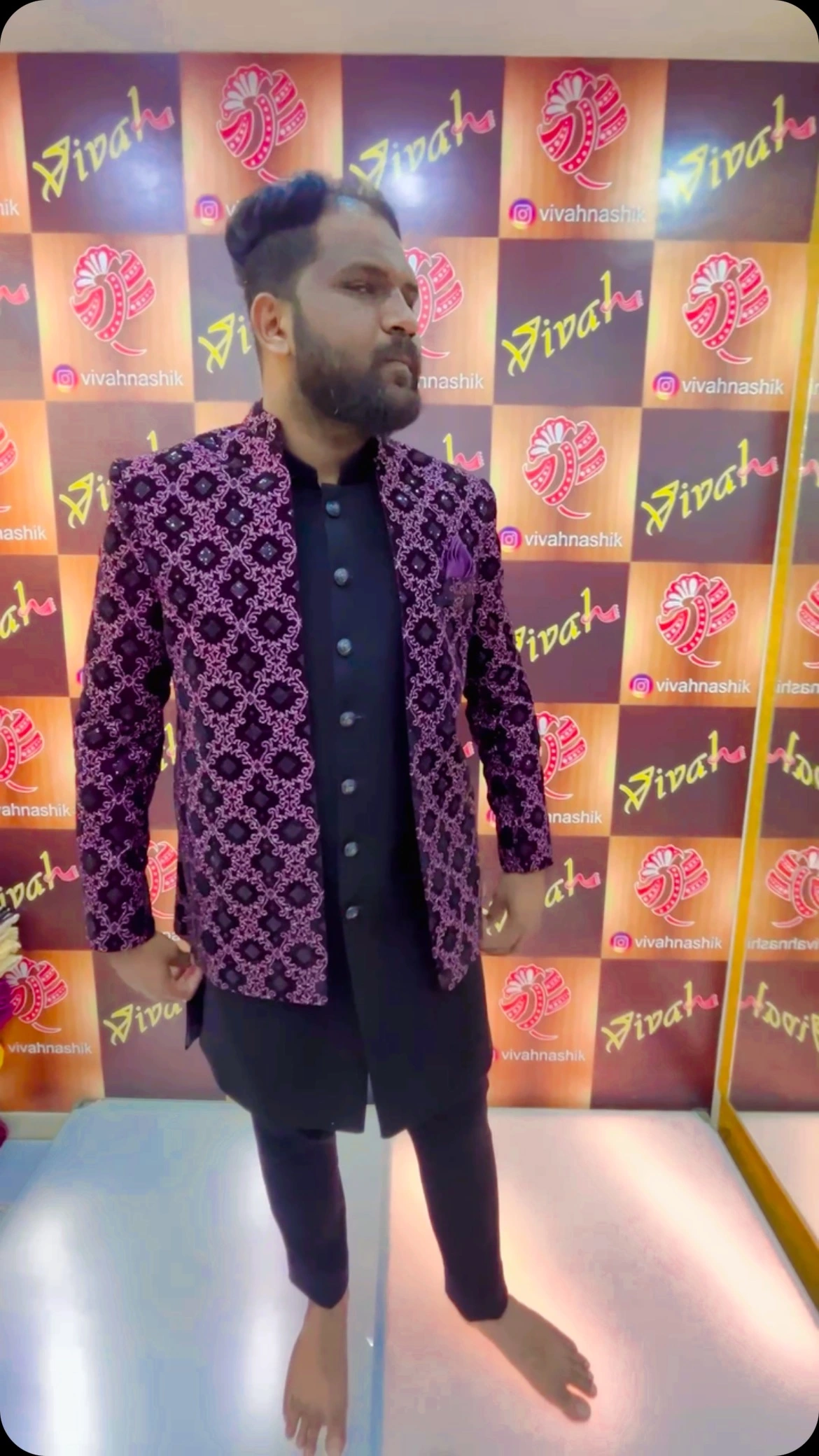 Vivah opulent groom sherwani
