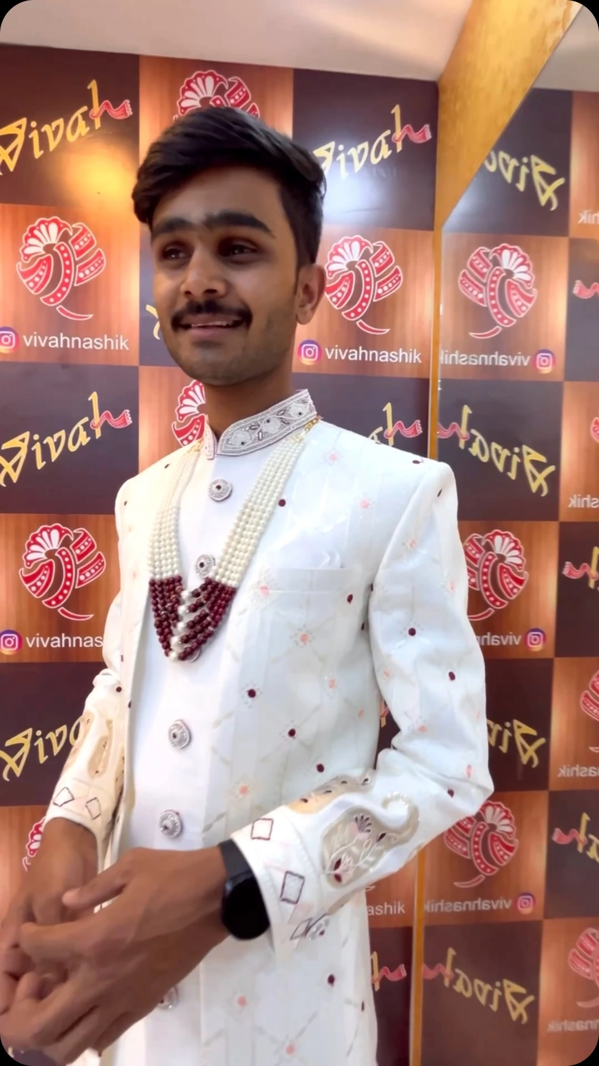 Vivah sharp tailored formal suit